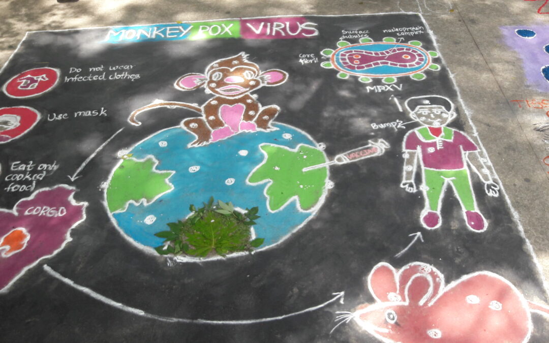 Science Rangoli Competition on viral diseases by Microbiology society of India